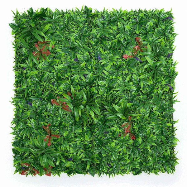 Ejoy 20 in. x 20 in. Artificial Topiary Hedge Panel with Backing, 4PK AHB002 - main